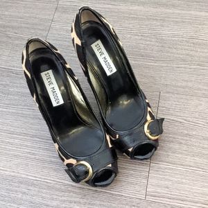 Steve Madden Women's Lezlie Peep Toe Pump sz 5.5
